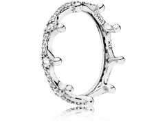 Pandora Překrásný stříbrný prsten Začarovaná koruna 197087CZ 60 mm