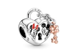 Pandora Přívěsek Visací zámek Disney Mickey Mouse a  Minnie Mouse 780109C01