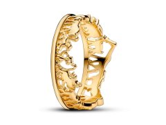 Pandora Propracovaný pozlacený prsten Lví král Shine 163362C00 52 mm
