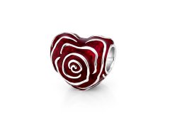 Pandora Půvabný korálek Srdce z růže Moments 793673C01