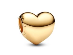 Pandora Romantický pozlacený korálek Srdce Shine Moments 763439C00