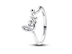 Pandora Romantický stříbrný prsten Love Moments 193058C00 50 mm