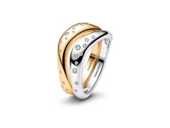 Pandora Rozdělitelný prsten se zirkony Essence Shine 164674C01 56 mm