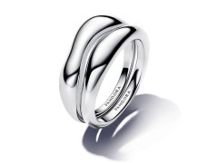 Pandora Slušivý set stříbrných prstenů 193264C00 52 mm