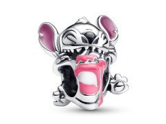 Pandora Stříbrný korálek Disney Stitch s narozeninovým dortem 793189C01