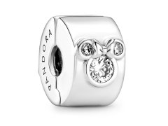 Pandora Stříbrný klip Mickey a&nbsp;Minnie Disney 790111C01