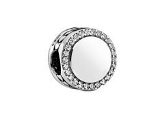 Pandora Stříbrný korálek s&nbsp;čirými kubickými zirkony Moments 798747C01