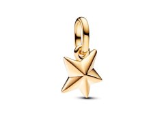 Pandora Pozlacený mini přívěsek Hvězda Shine ME 793370C01