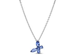 Pandora Stříbrný náhrdelník Modrý motýl Timeless 394232C01-45
