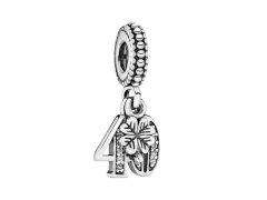 Pandora Stříbrný přívěsek k&nbsp;40. narozeninám 791288CZ