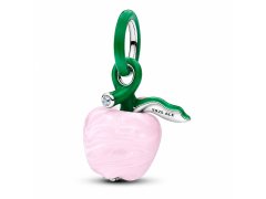 Pandora Stříbrný přívěsek Růžové jablko z&nbsp;muranského skla 794485C01