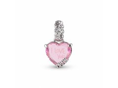 Pandora Stříbrný přívěsek Srdce pro maminku Moments/ME 794464C01