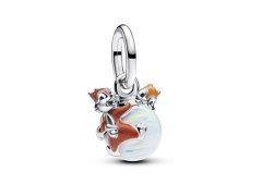 Pandora Stříbrný přívěsek Chip a Dale Disney 793532C01