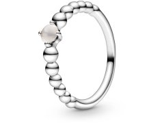 Pandora Stříbrný prsten pro ženy narozené v červnu 198867C06 56 mm