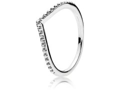 Pandora Stříbrný prsten s korálky Timeless 196315 56 mm