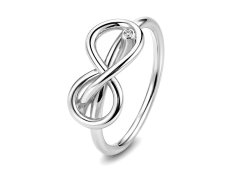 Pandora Stříbrný prsten Uzel nekonečna Moments 193759C01 60 mm