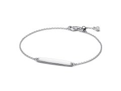 Pandora Stříbrný řetízkový náramek s destičkou 594010C01 20 cm
