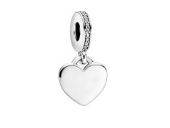 Pandora Stříbrný visací přívěsek Srdce Moments 798761C01