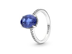 Pandora Stříbrný zásnubní prsten ve stylu vévodkyně Kate Timeless 190056C01 54 mm