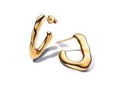 Pandora Stylové pozlacené náušnice Essence Shine 263290C00