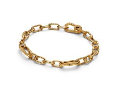 Pandora Stylový pozlacený náramek na přívěsky Shine Me 563829C00 16 cm