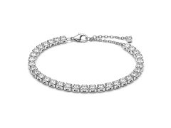 Pandora Tenisový stříbrný náramek s kubickými zirkony Timeless 593539C01 20 cm