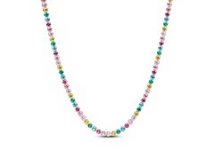 Pandora Tenisový vícebarevný náhrdelník Timeless 394648C01-40