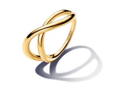 Pandora Trendy pozlacený prsten Shine Essence 163318C00 52 mm