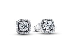 Pandora Třpytivé čtvercové náušnice Timeless 293551C02