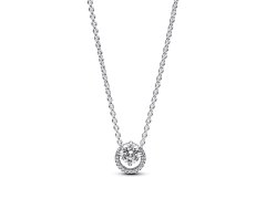 Pandora Třpytivý stříbrný náhrdelník s kubickými zirkony Timeless 391174C01-45