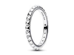 Pandora Třpytivý stříbrný prsten s kubickou zirkonií Pyramidy Me 192800C01 48 mm