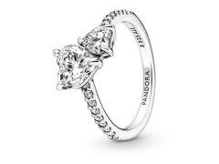 Pandora Třpytivý stříbrný prsten Timeless 191198C01 50 mm