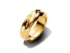 Pandora Výrazný pozlacený prsten Shine Essence 163886C00 54 mm
