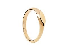 PDPAOLA Minimalistický pozlacený prsten Duke Vanilla AN01-A54 58 mm