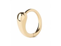 PDPAOLA Single pozlacená kruhová náušnice Loop Hoop Essentials PG01-325-U