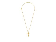 Police Pánský pozlacený náhrdelník Kříž Contorto PEAGN0081705