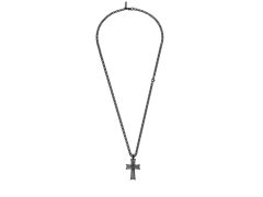 Police Stylový pánský náhrdelník Kříž s krystaly Zeal PEAGN0011003
