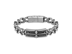 Police Stylový řetízkový náramek s&nbsp;křížem Vigor PEAGB2120402