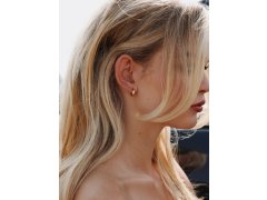 Furiosa Pozlacené kruhové náušnice Junkie SE-JUNKIEEARING-G 1,2 cm