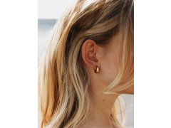 Furiosa Pozlacené kruhové náušnice Junkie SE-JUNKIEEARING-G 1,5 cm