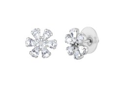 Preciosa Bižuterní náušnice s křišťálem Preciosa Bellissima Bloom Pop 2643 00
