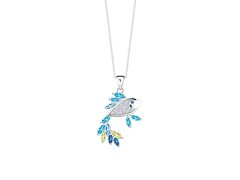 Preciosa Blýštivý náhrdelník Ryba s kubickou zirkonií Viva la Vida 5350 70