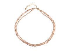 Preciosa Dvojitý náhrdelník s&nbsp;křišťály Preciosa Honeymoon 7540Y15