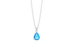 Preciosa Nádherný náhrdelník s modrým křišťálem Azure Candy 5402 67