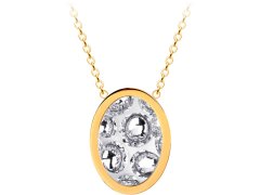 Preciosa Ocelový náhrdelník s třpytivým přívěskem Idared 7361Y00