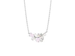 Preciosa Okouzlující náhrdelník s křišťálem a syntetickými opály Candy Blossom 2361 70