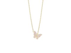 Preciosa Půvabný pozlacený náhrdelník s kubickými zirkony Candy Floss 5400Y69