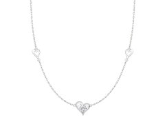Preciosa Romantický stříbrný náhrdelník Clarity s kubickou zirkonií Preciosa 5386 00