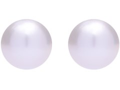 Preciosa Stříbrné náušnice pecky s pravou perlou Paolina 5307 00
