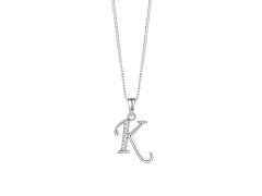 Preciosa Stříbrný náhrdelník písmeno "K" 5380 00K (řetízek, přívěsek)